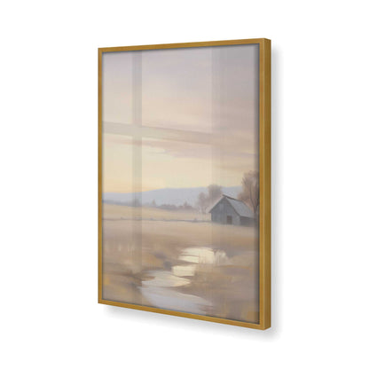 [Color:Polished Gold], Picture of art in a Polished Gold frame of the corner