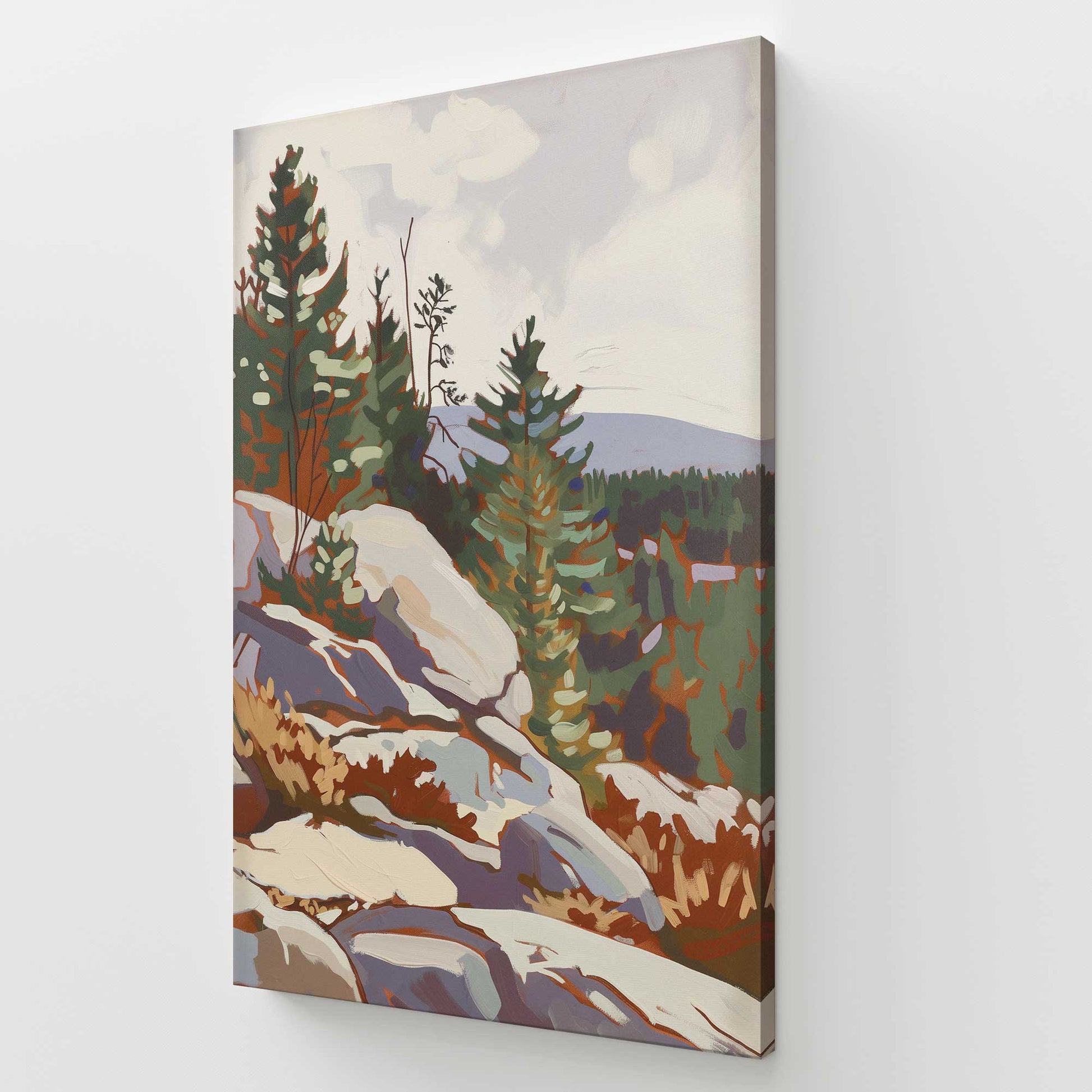 [Color:Stretched Canvas], Picture of art at an angle