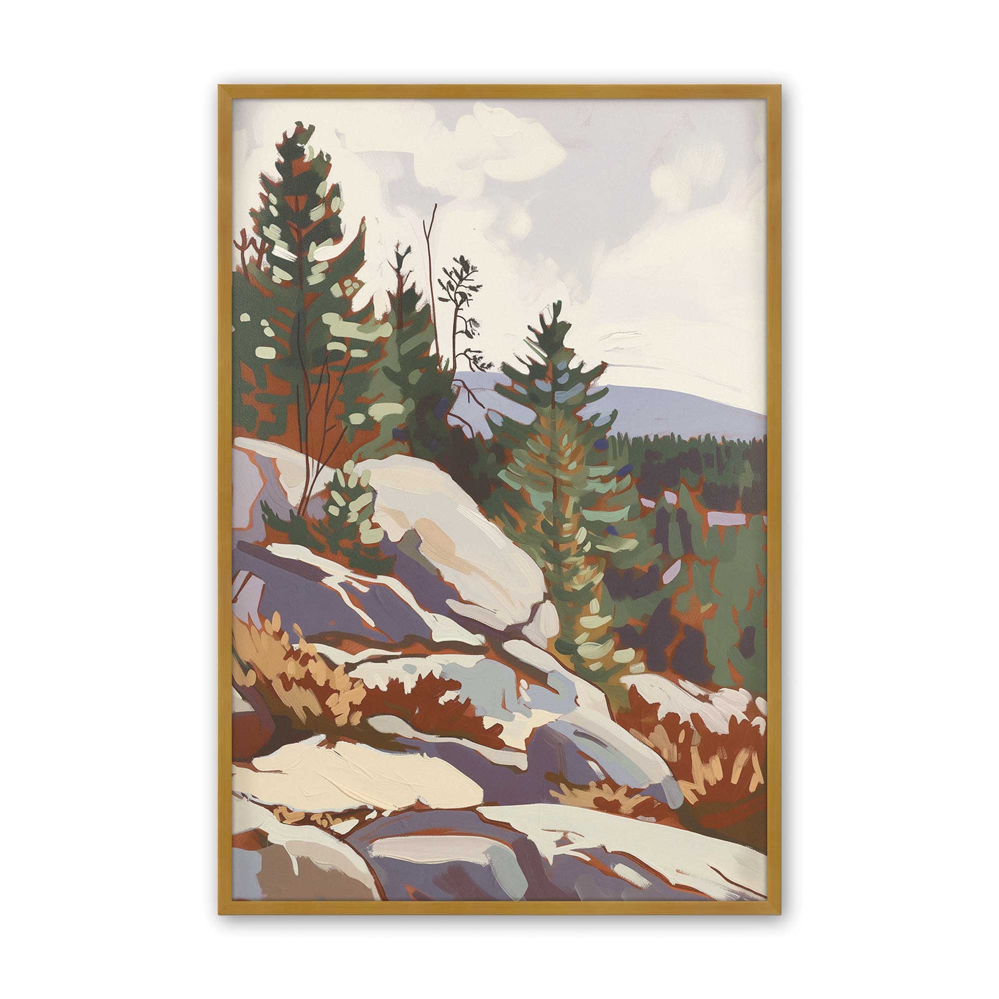 [Color:Polished Gold], Picture of art in a Polished Gold frame