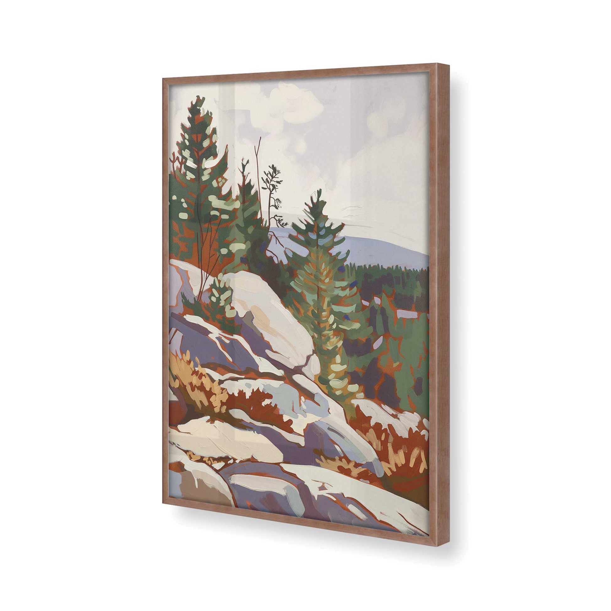 [Color:Powder Rose], Picture of art in a Powder Rose frame of the corner