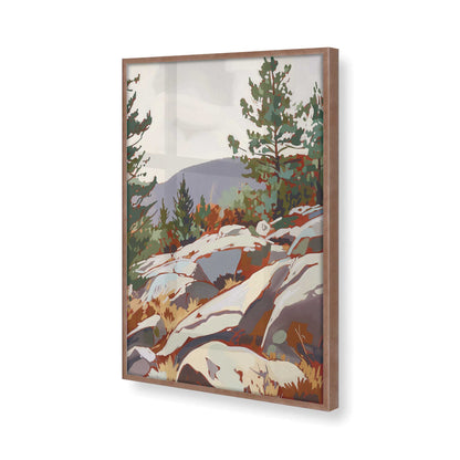 [Color:Powder Rose], Picture of art in a Powder Rose frame of the corner