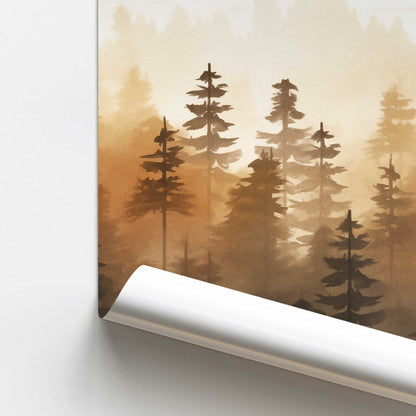 Forest at Golden Hour Promotional Rolled Print