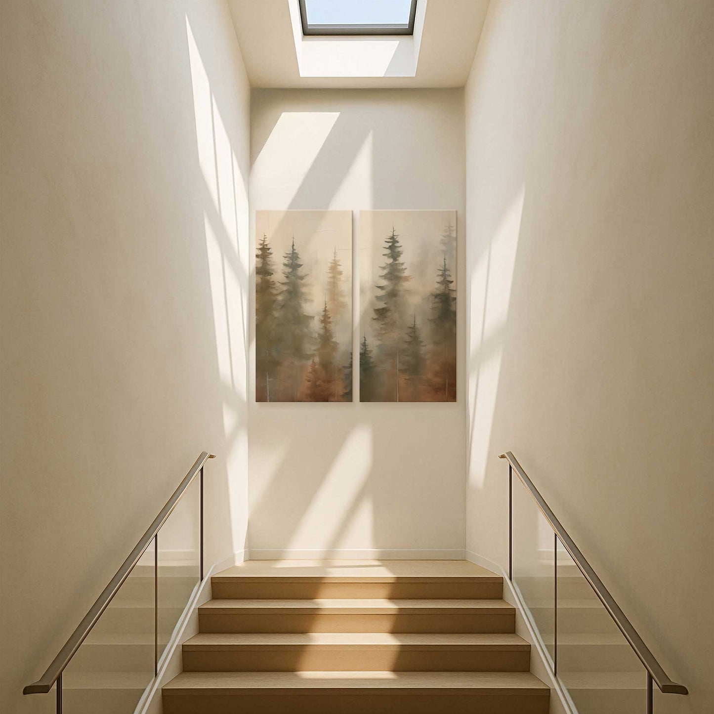 [Color:Stretched Canvas], Picture of art in a room