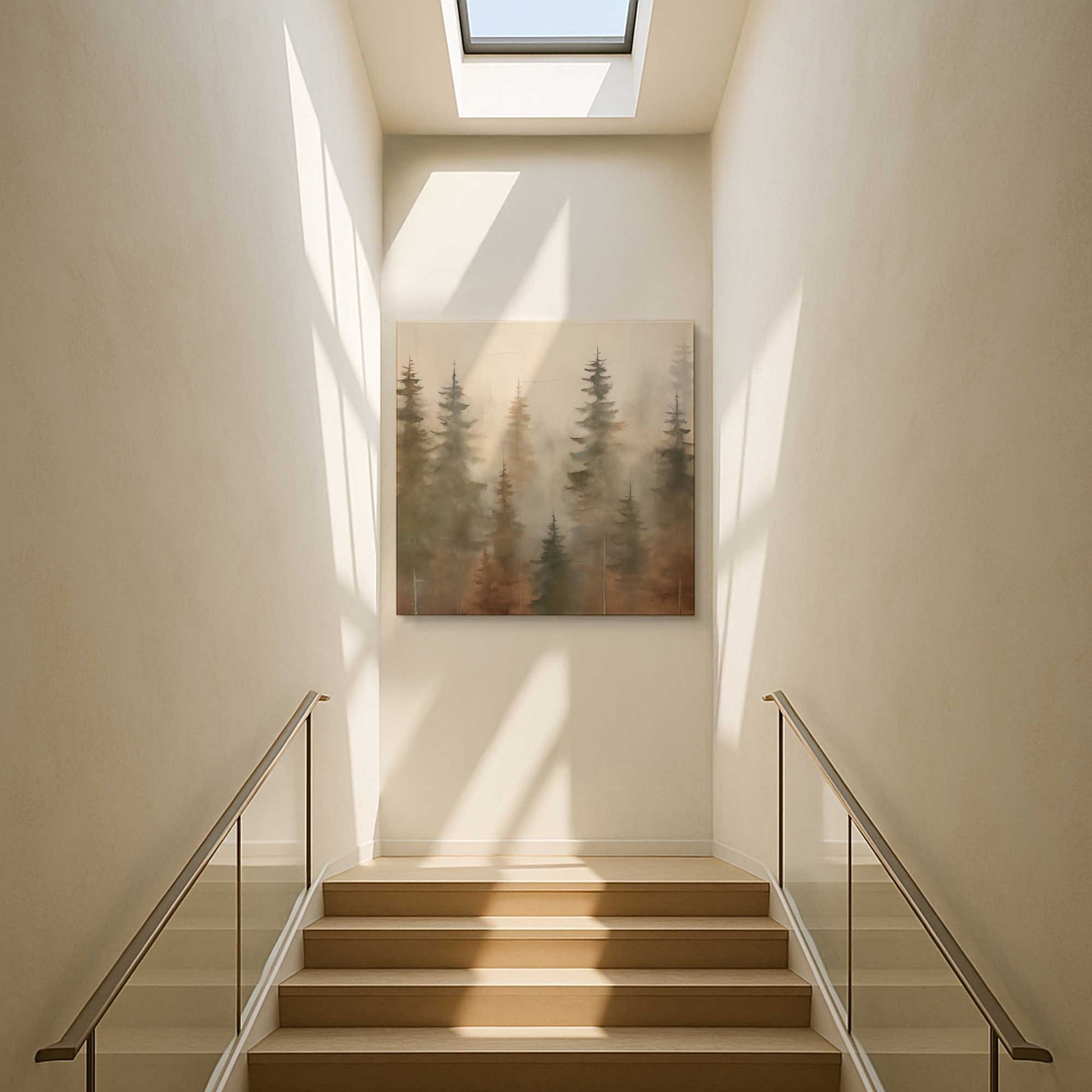 [Color:Stretched Canvas], Picture of art in a room