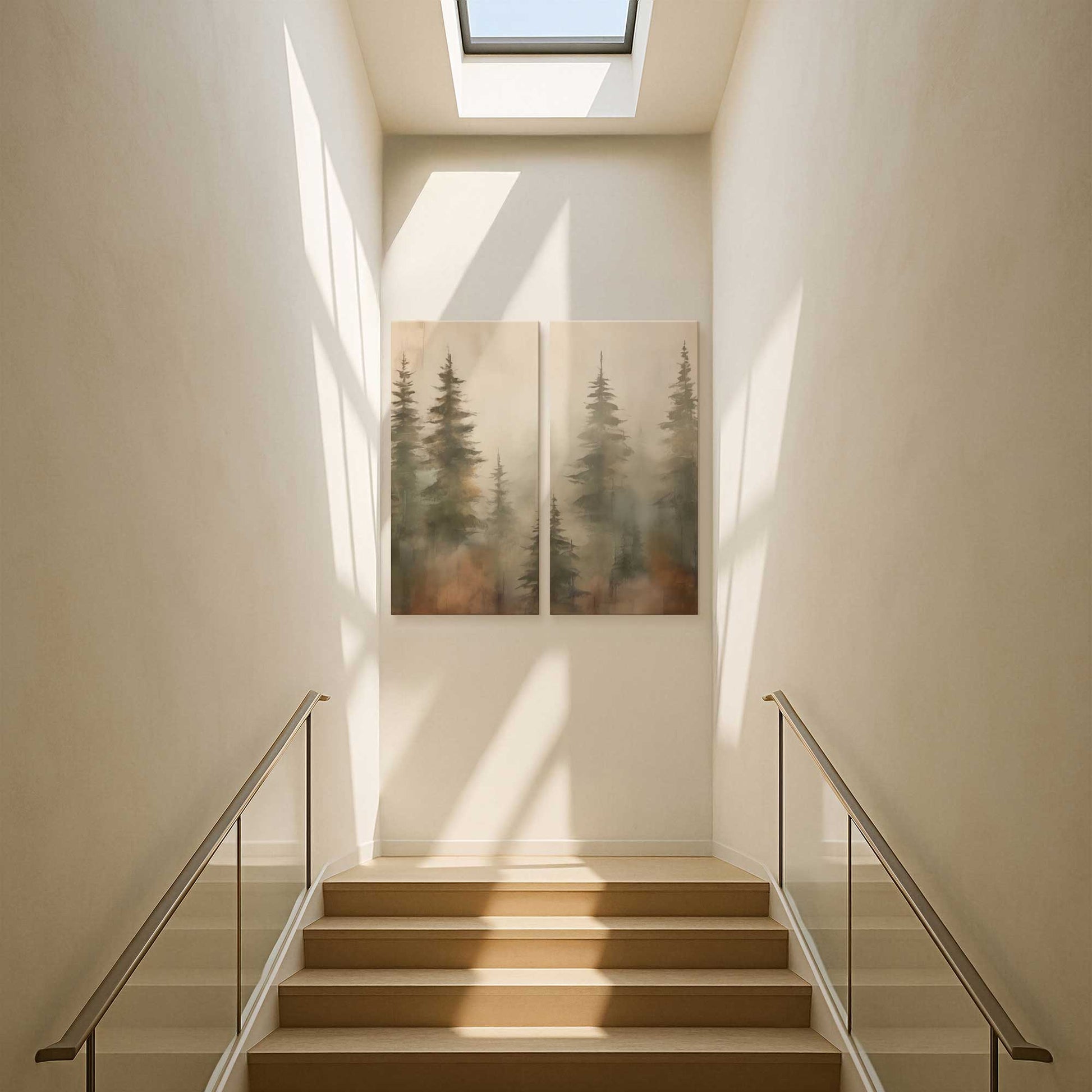 [Color:Stretched Canvas], Picture of art in a room