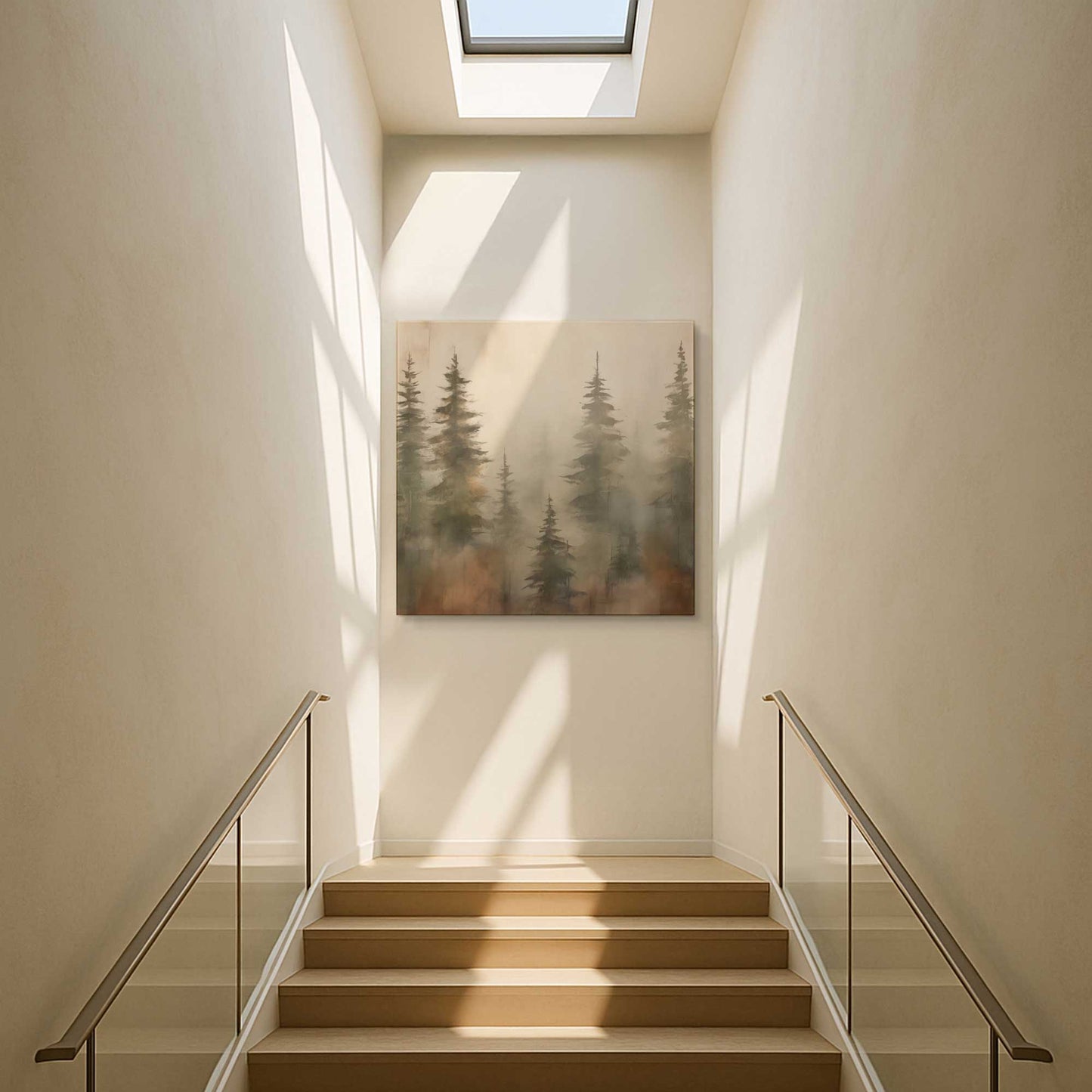 [Color:Stretched Canvas], Picture of art in a room