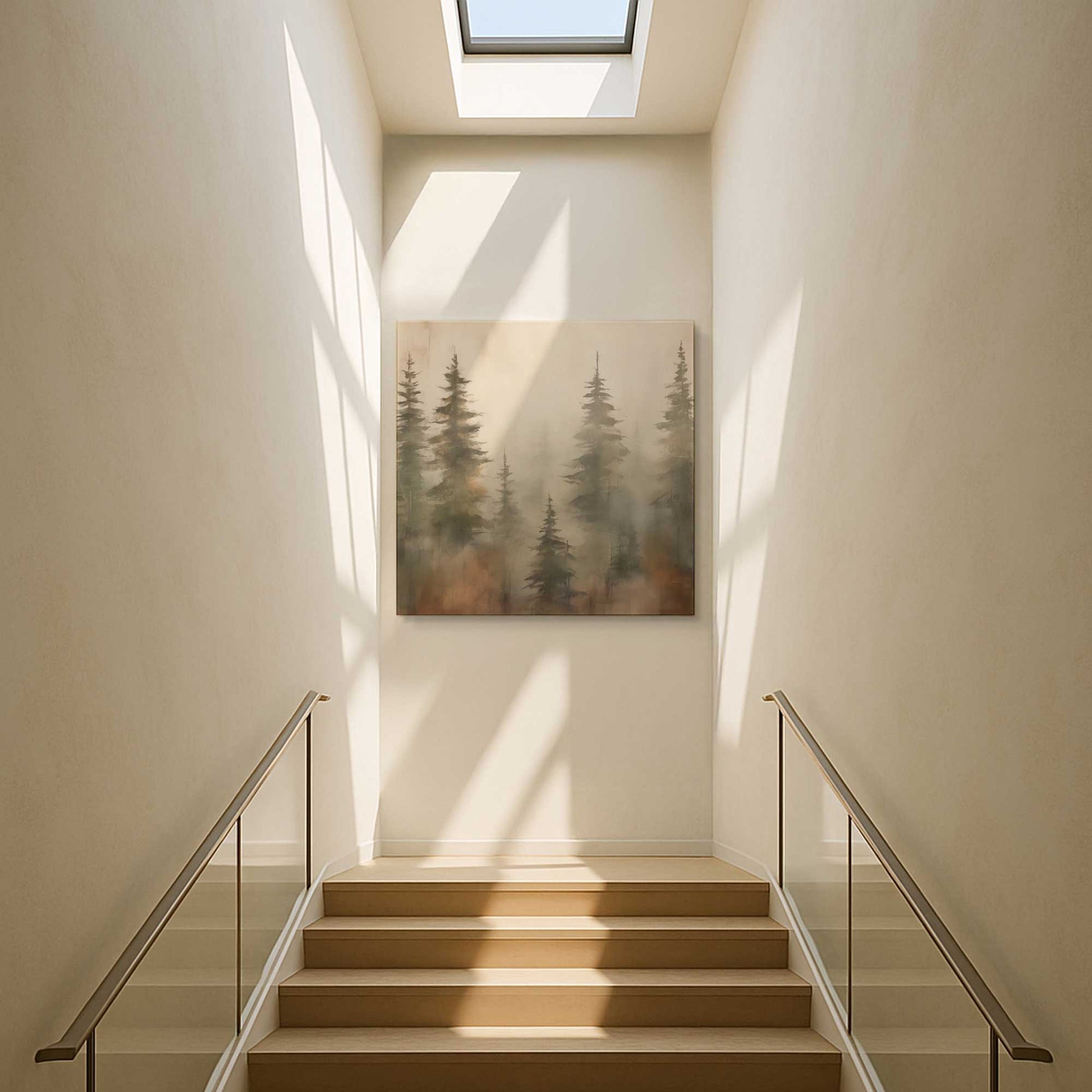 [Color:Stretched Canvas], Picture of art in a room