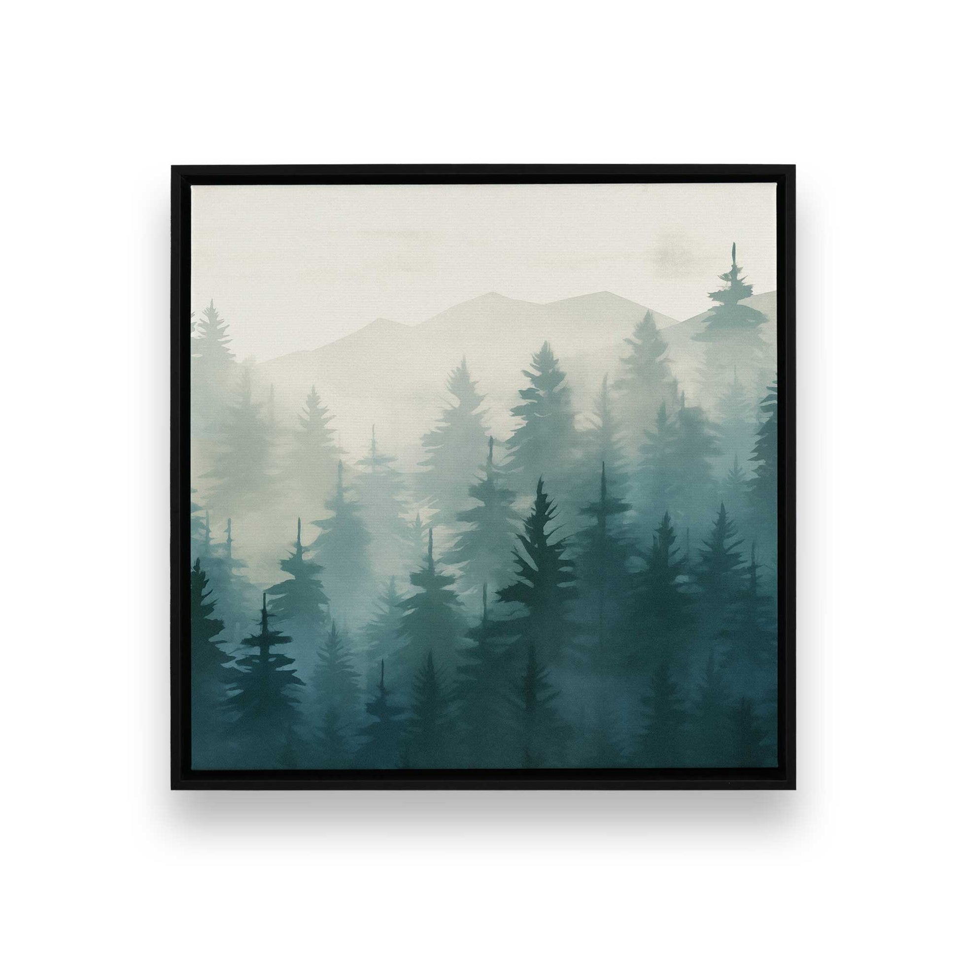 [Color:Satin Black], Picture of art in a Satin Black frame