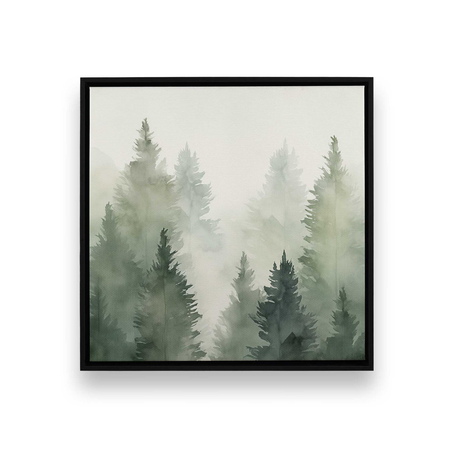 [Color:Satin Black], Picture of art in a Satin Black frame
