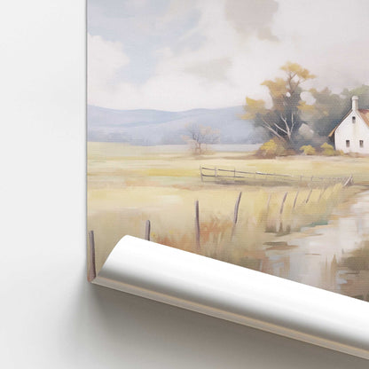 Countryside Farmhouse Promotional Rolled Print