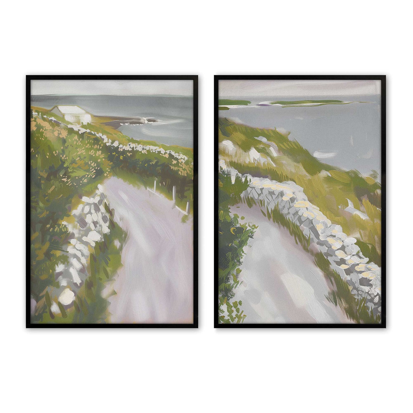 [Color:Satin Black], Picture of art in a Satin Black frame