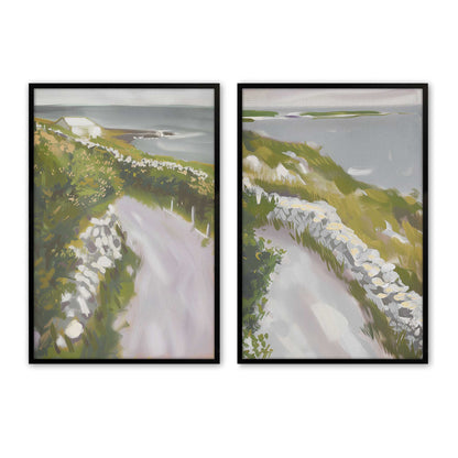 [Color:Satin Black], Picture of art in a Satin Black frame