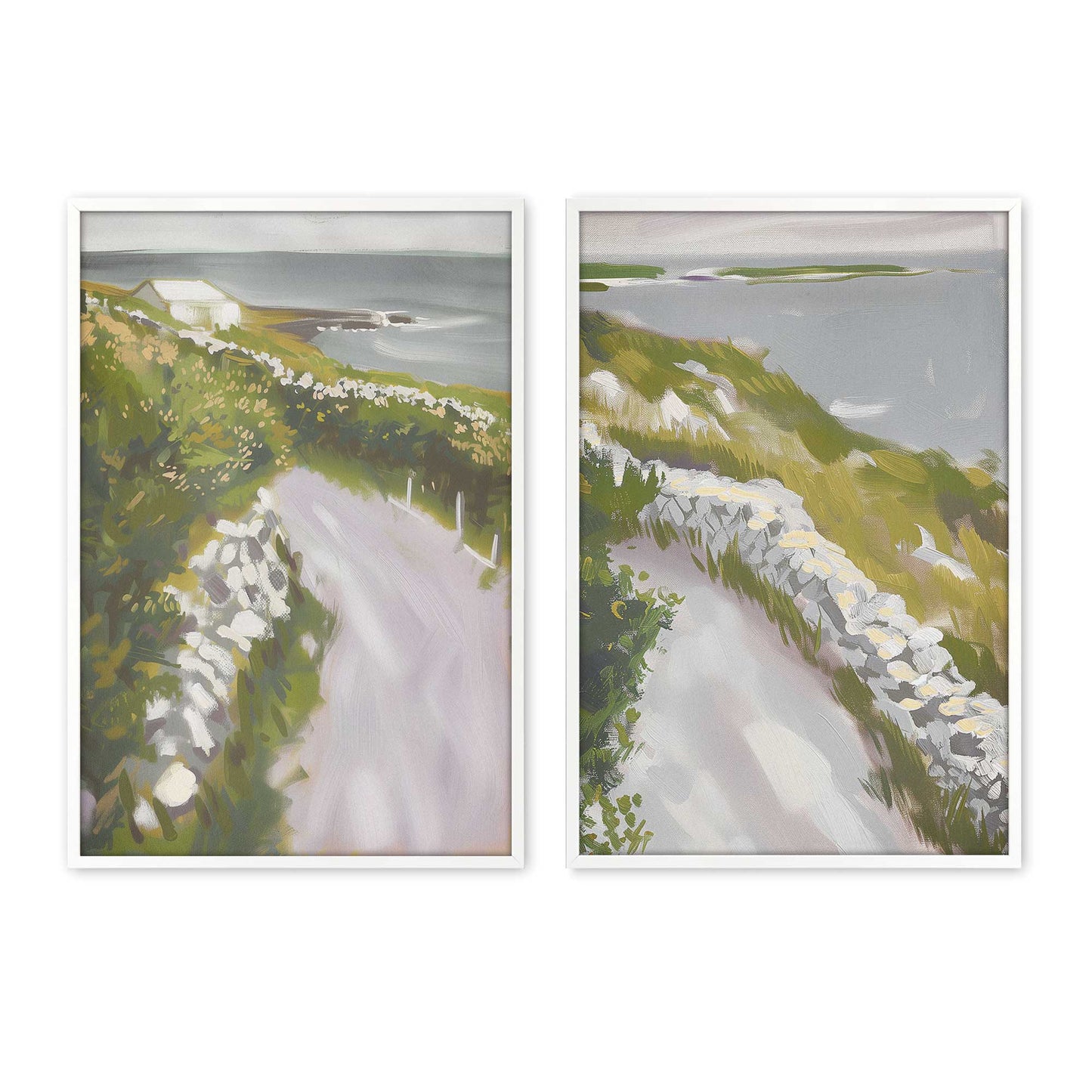 [Color:Opaque White], Picture of art in a Opaque White frame