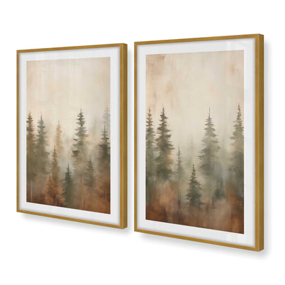 [Color:Polished Gold], Picture of art in a Polished Gold frame at an angle
