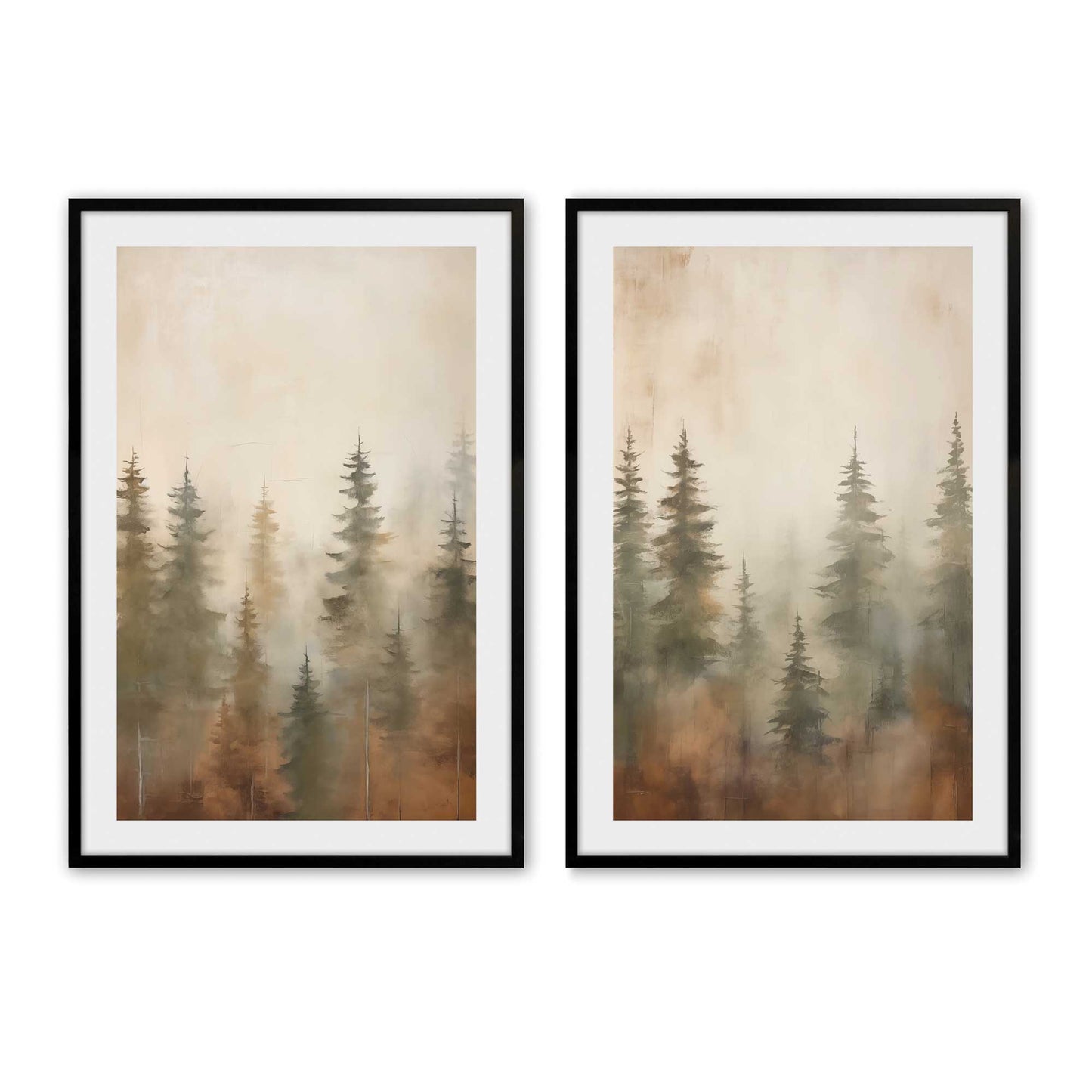 [Color:Satin Black], Picture of art in a Satin Black frame