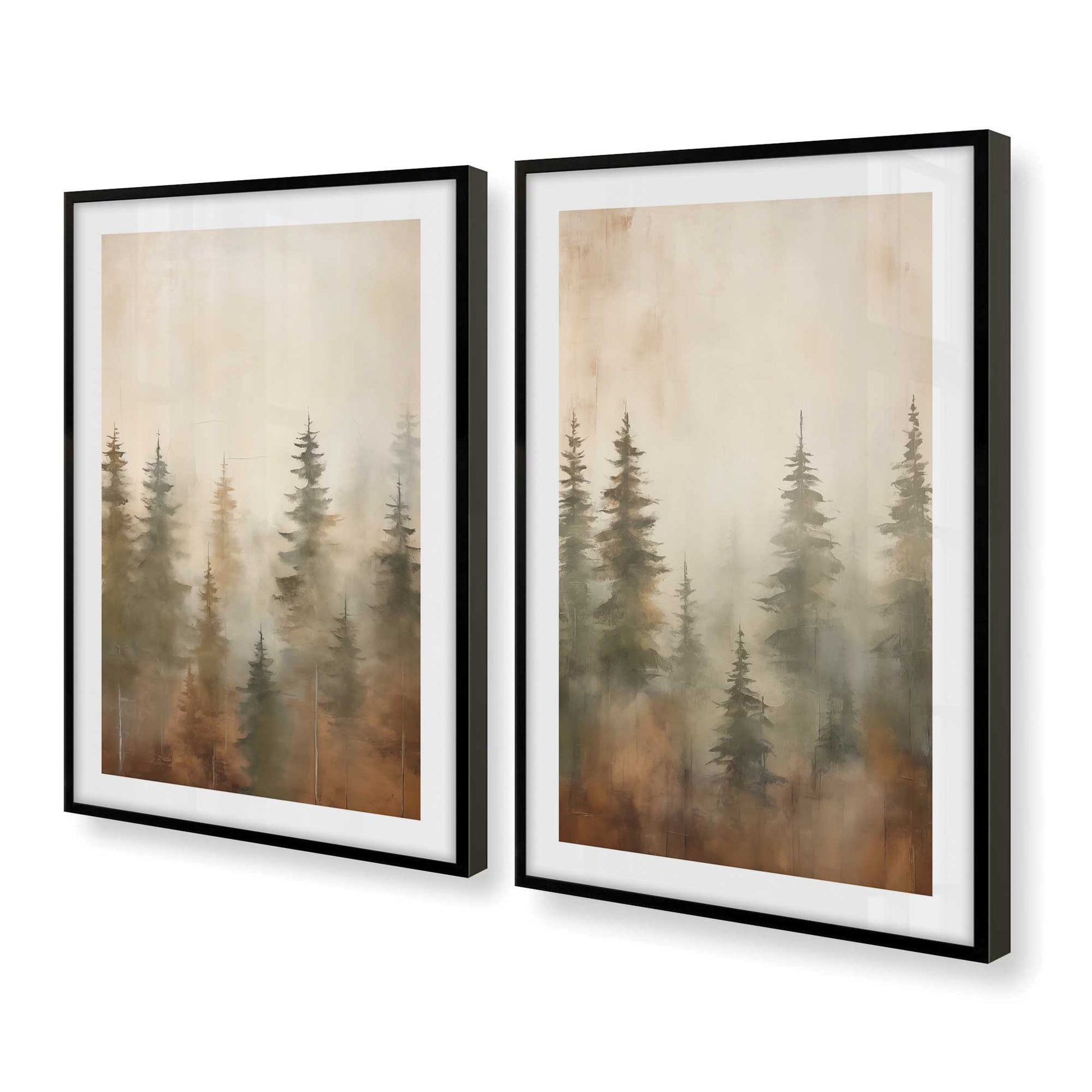 [Color:Satin Black], Picture of art in a Satin Black frame at an angle