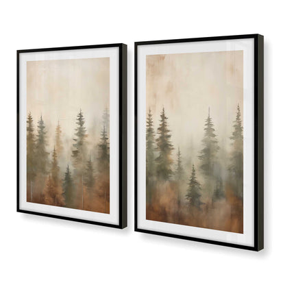 [Color:Satin Black], Picture of art in a Satin Black frame at an angle