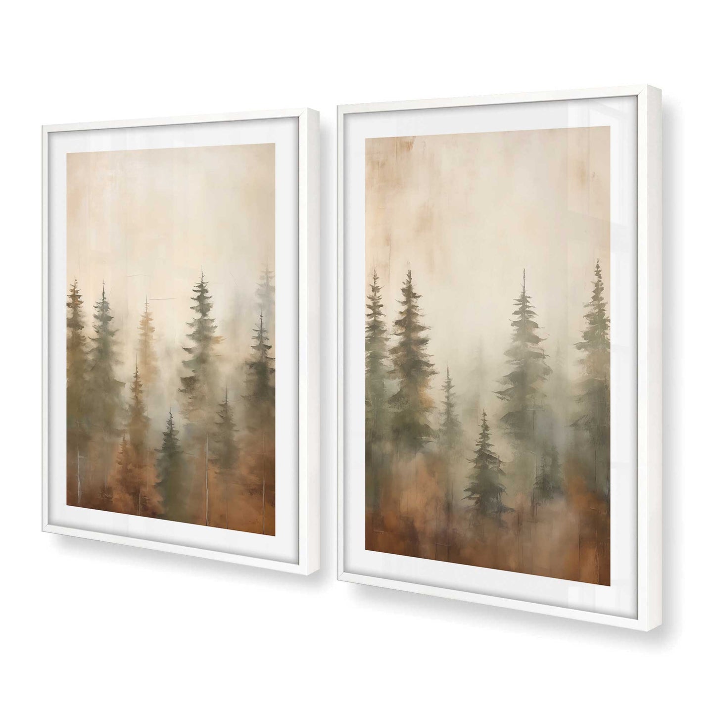[Color:Opaque White], Picture of art in a Opaque White frame at an angle