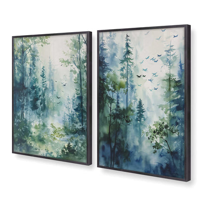 [Color:Weathered Zinc], Picture of art in a Weathered Zinc frame at an angle