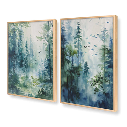[Color:Raw Maple], Picture of art in a Raw Maple frame at an angle