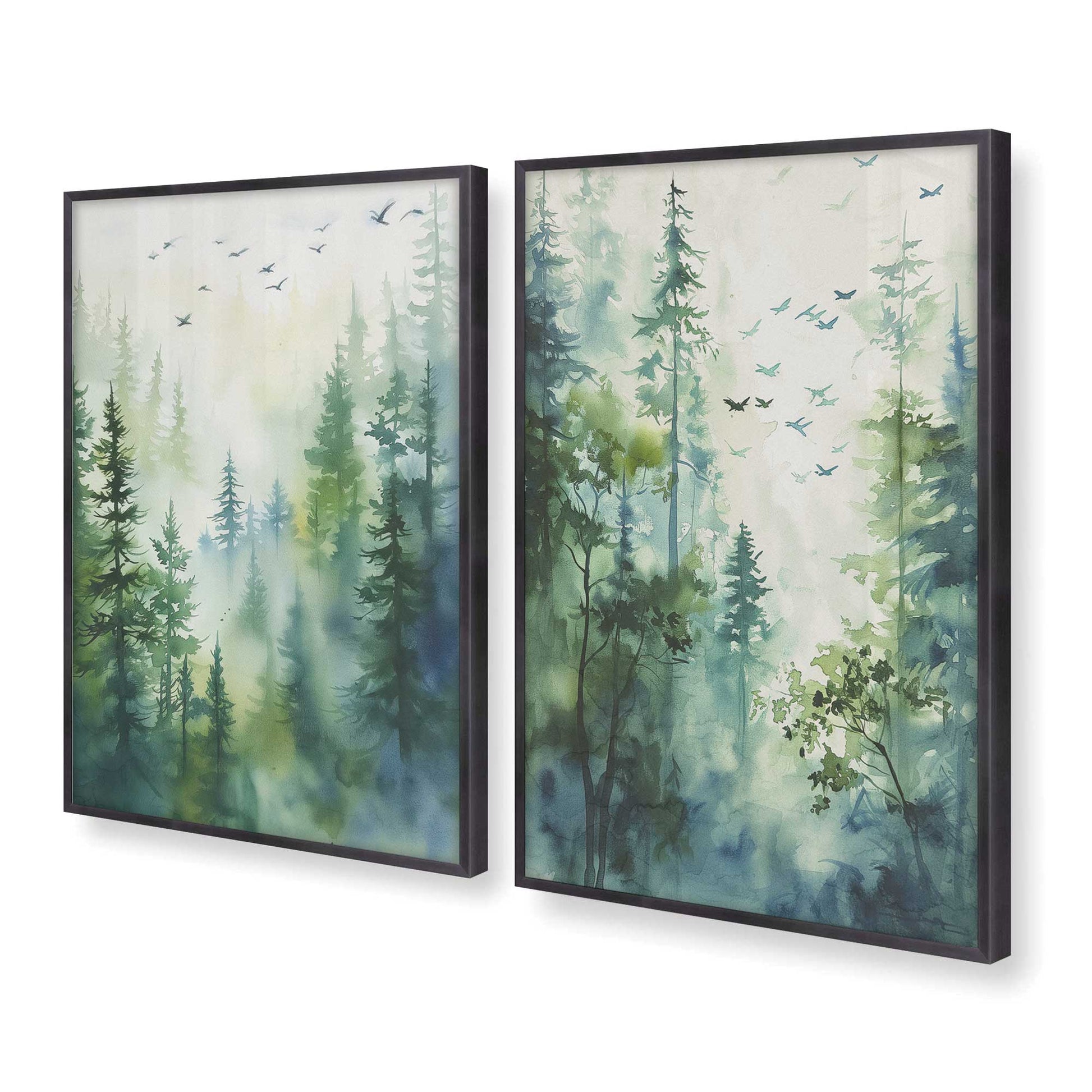 [Color:Weathered Zinc], Picture of art in a Weathered Zinc frame at an angle