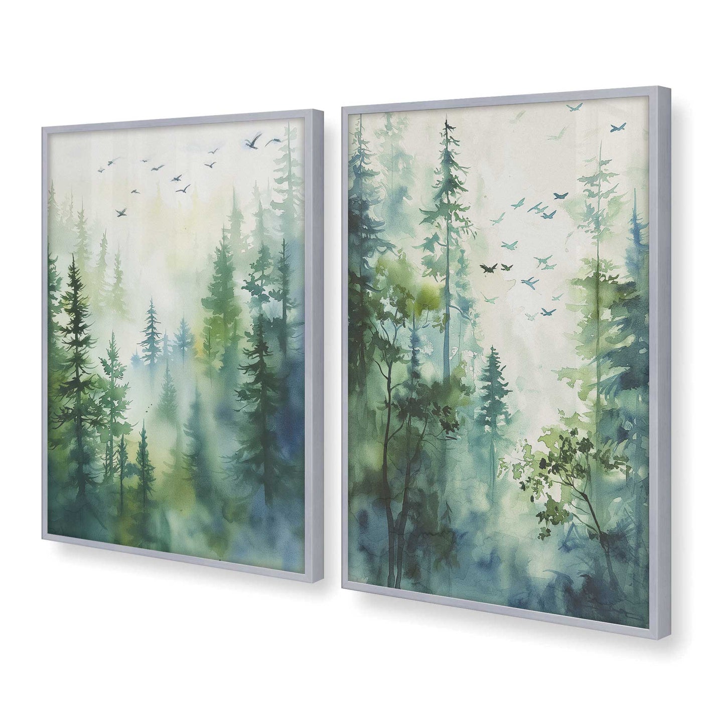 [Color:Polished Chrome], Picture of art in a Polished Chrome frame at an angle