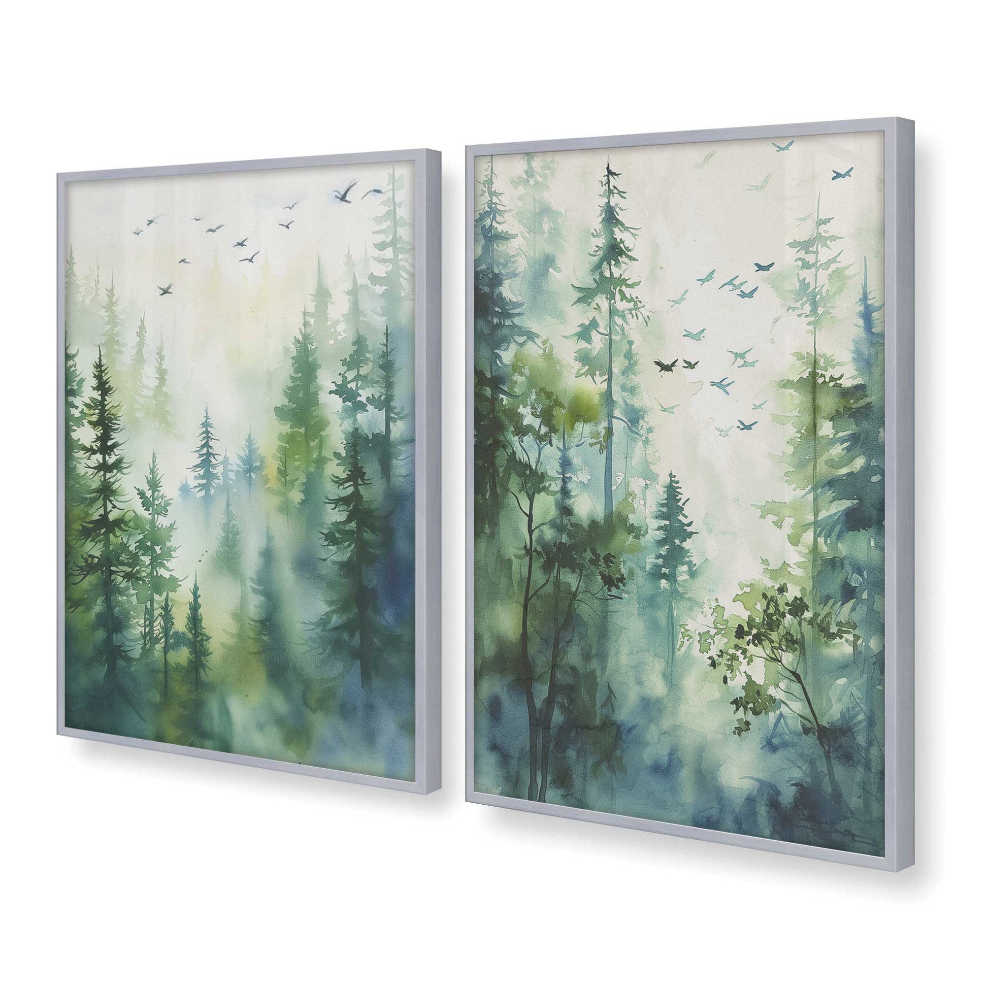 [Color:Polished Chrome], Picture of art in a Polished Chrome frame at an angle