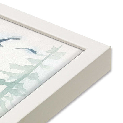 [Color:Opaque White], Picture of art in a Opaque White frame of the corner