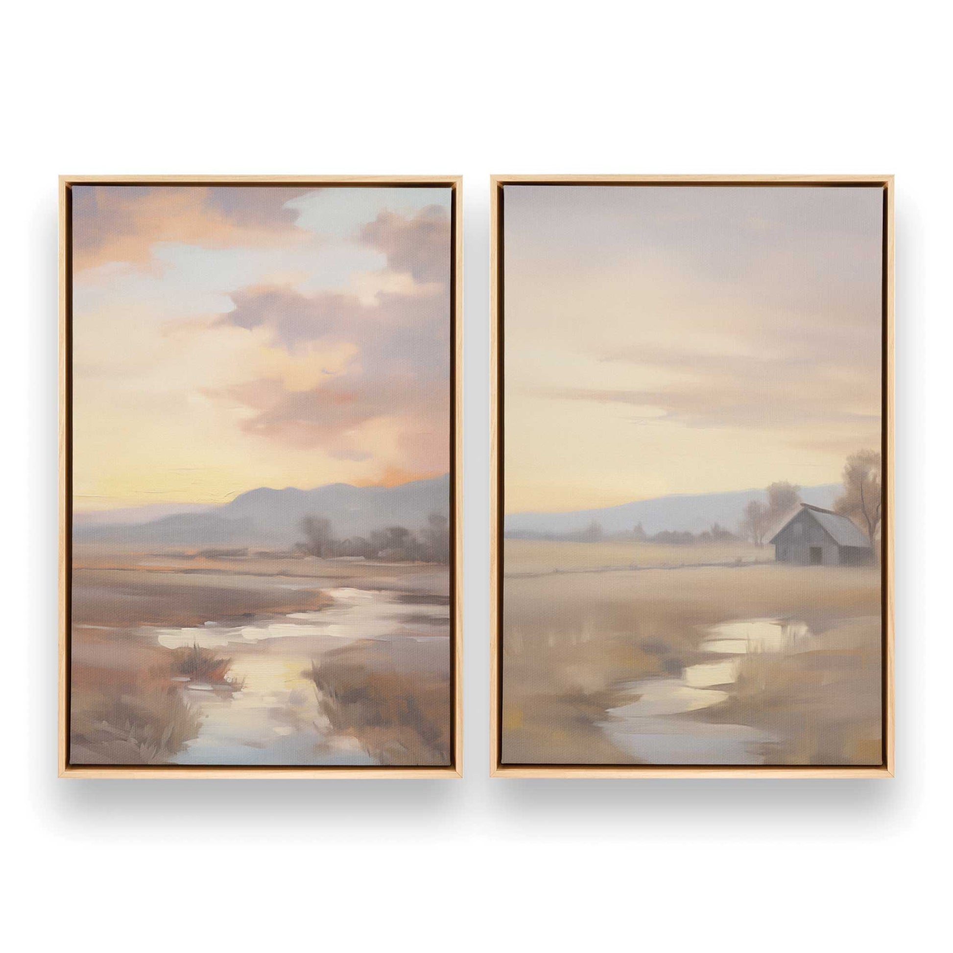 [Color:American Maple], Picture of art in a American Maple frame