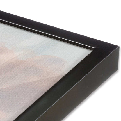 [Color:Weathered Zinc], Picture of art in a Weathered Zinc frame of the corner