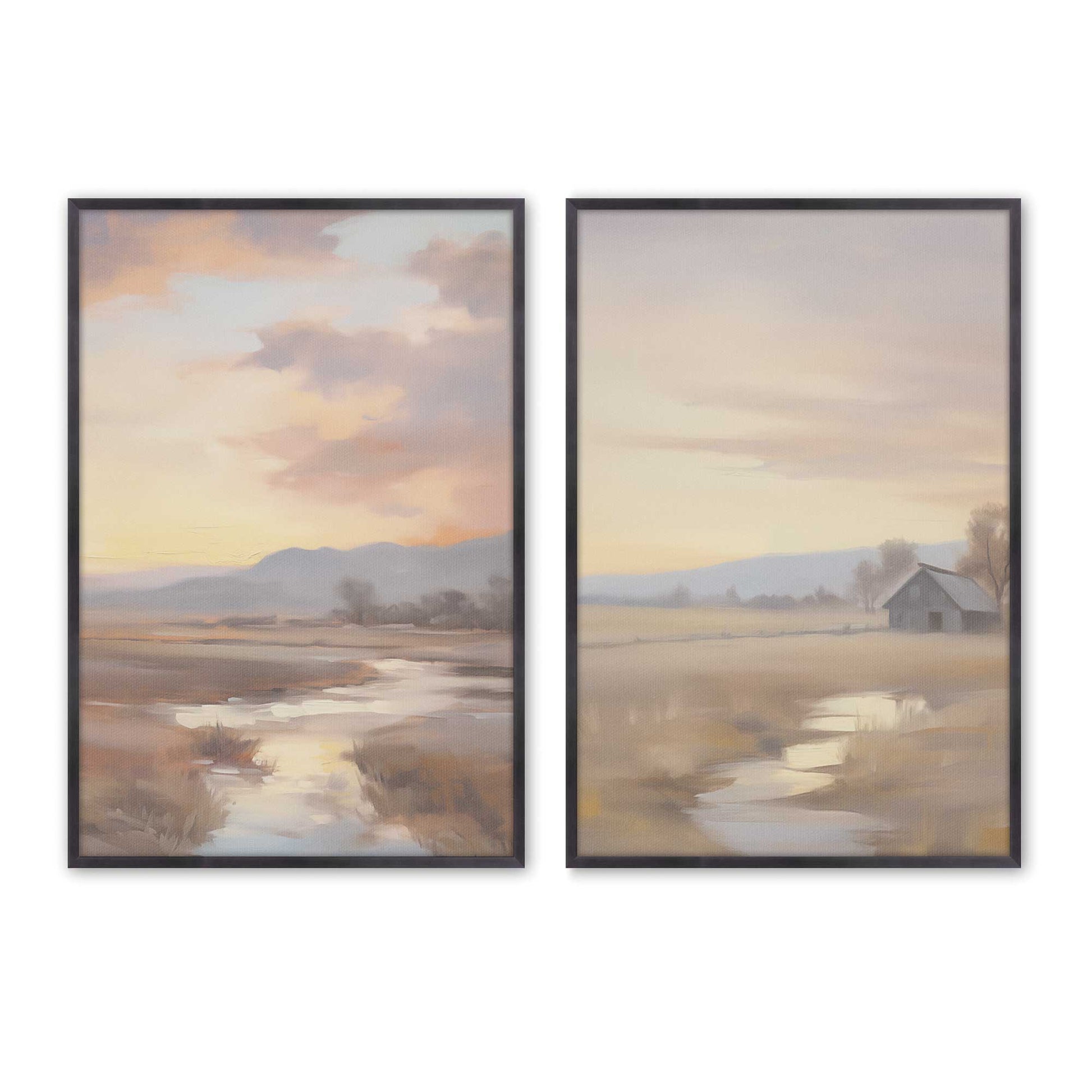 [Color:Weathered Zinc], Picture of art in a Weathered Zinc frame