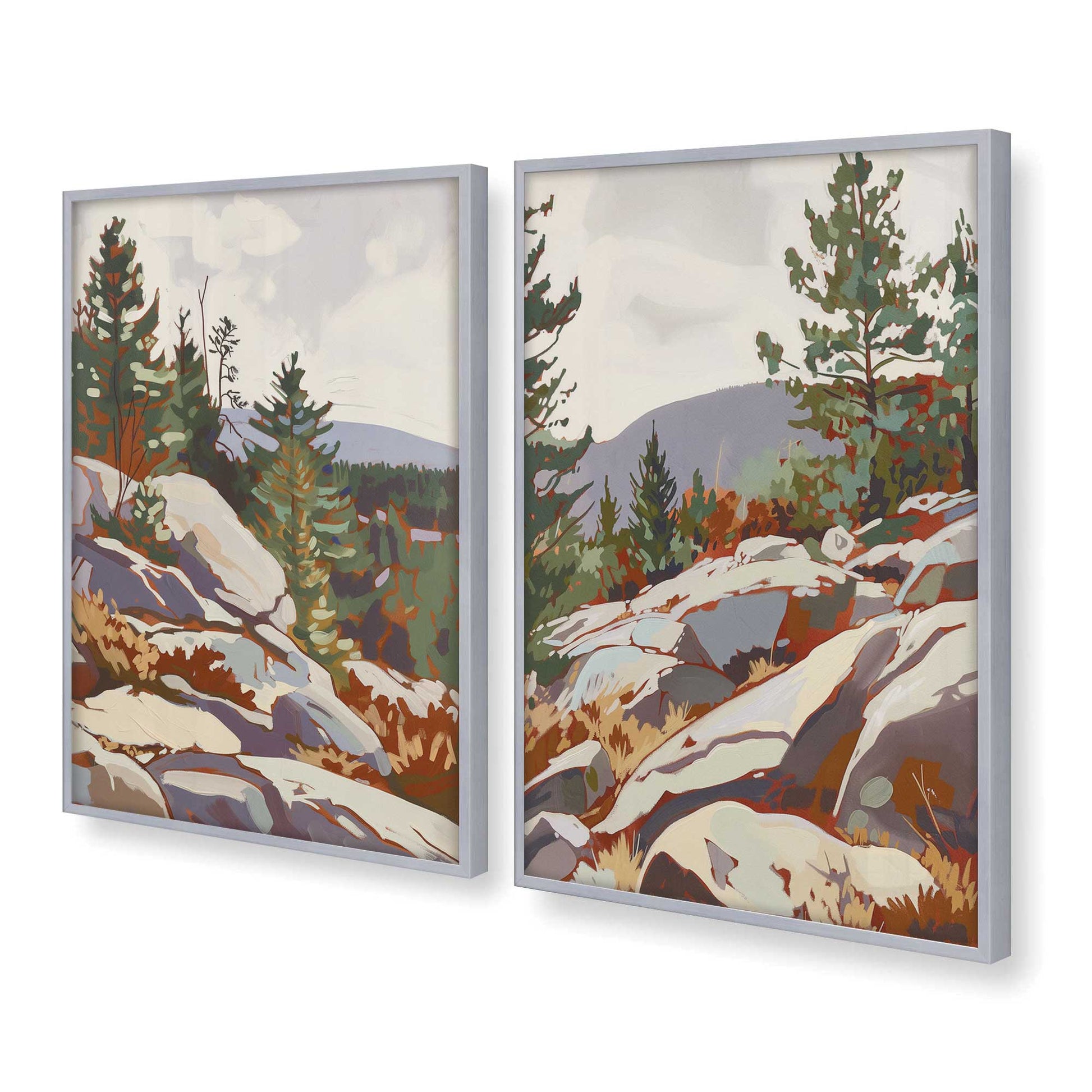[Color:Polished Chrome], Picture of art in a Polished Chrome frame at an angle