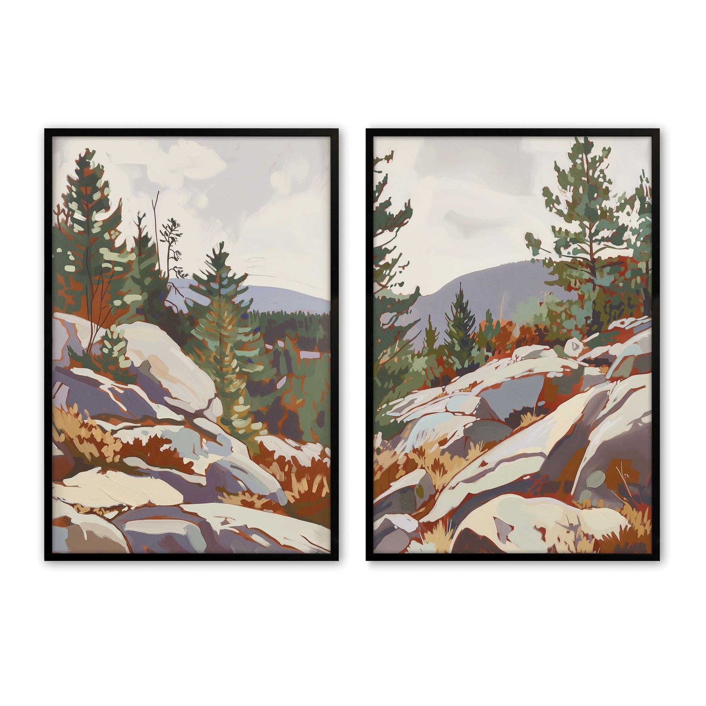 [Color:Satin Black], Picture of art in a Satin Black frame