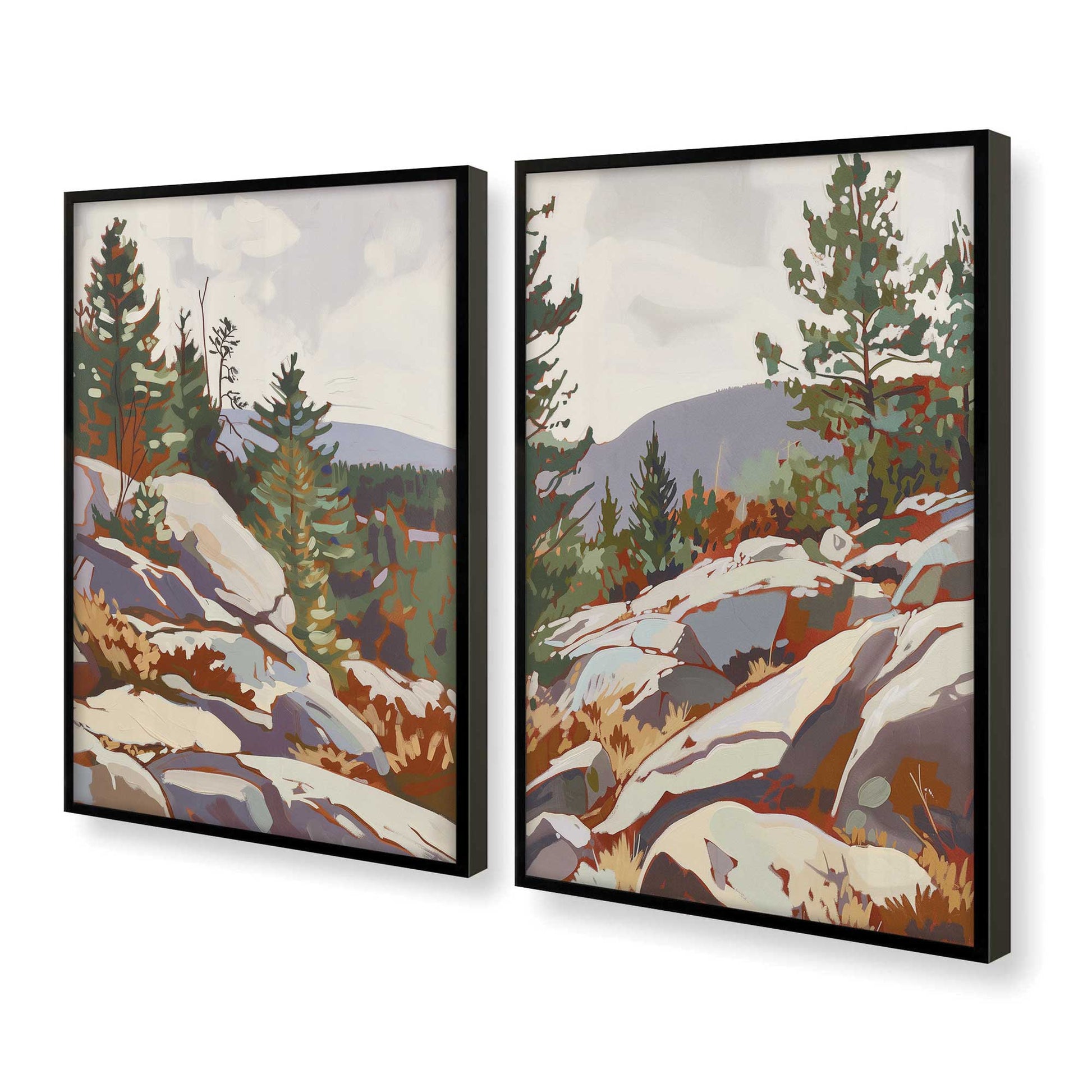 [Color:Satin Black], Picture of art in a Satin Black frame at an angle