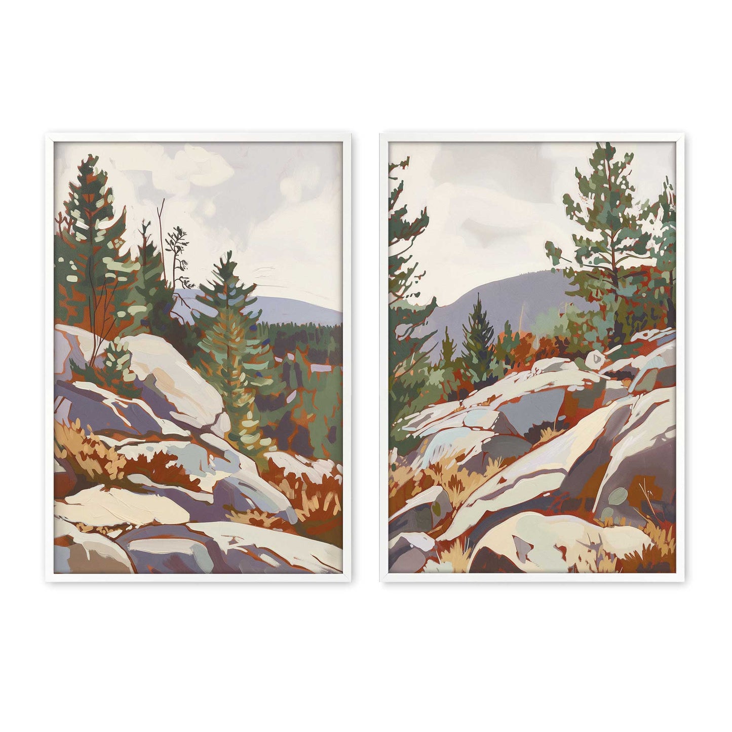 [Color:Opaque White], Picture of art in a Opaque White frame