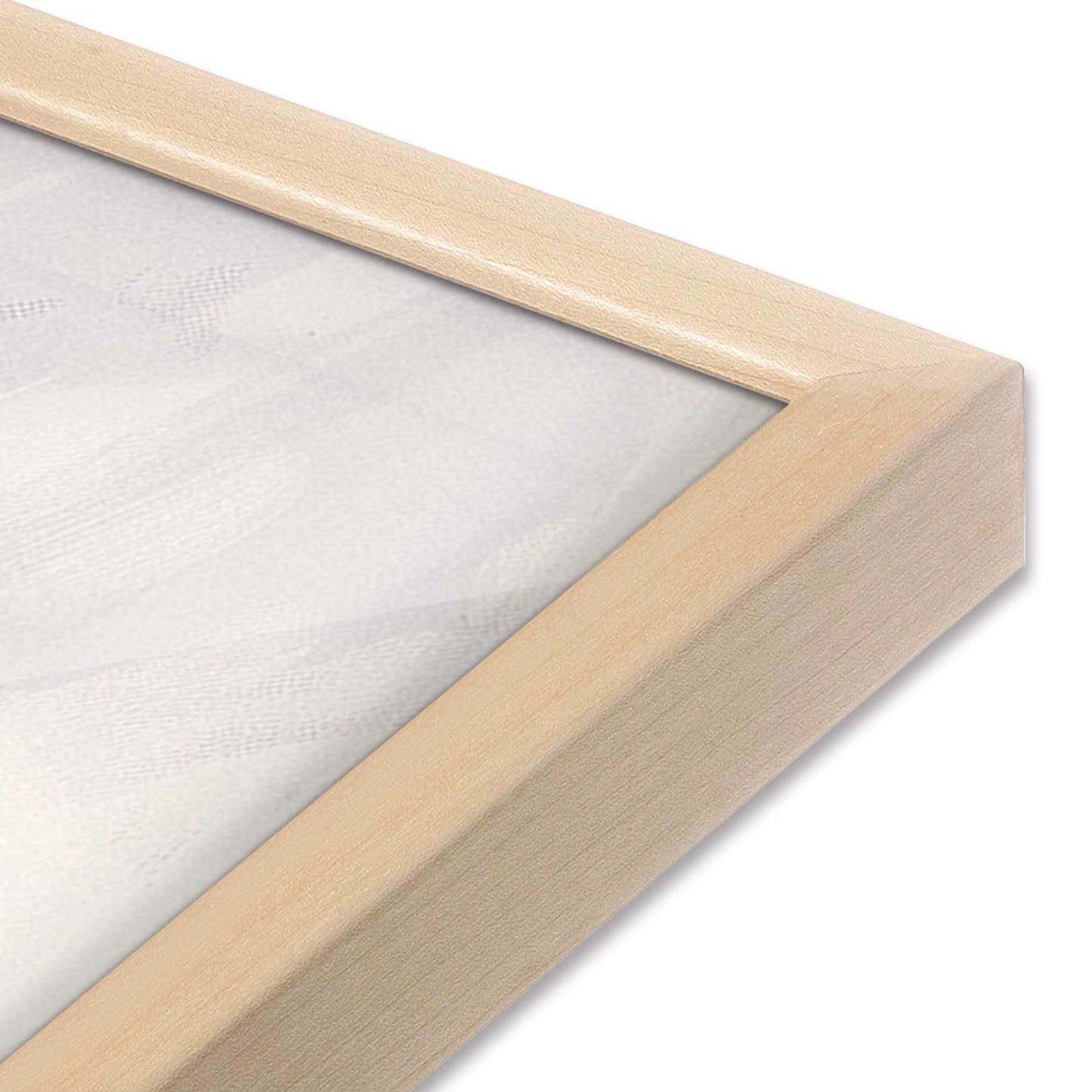 [Color:Raw Maple], Picture of art in a Raw Maple frame of the corner