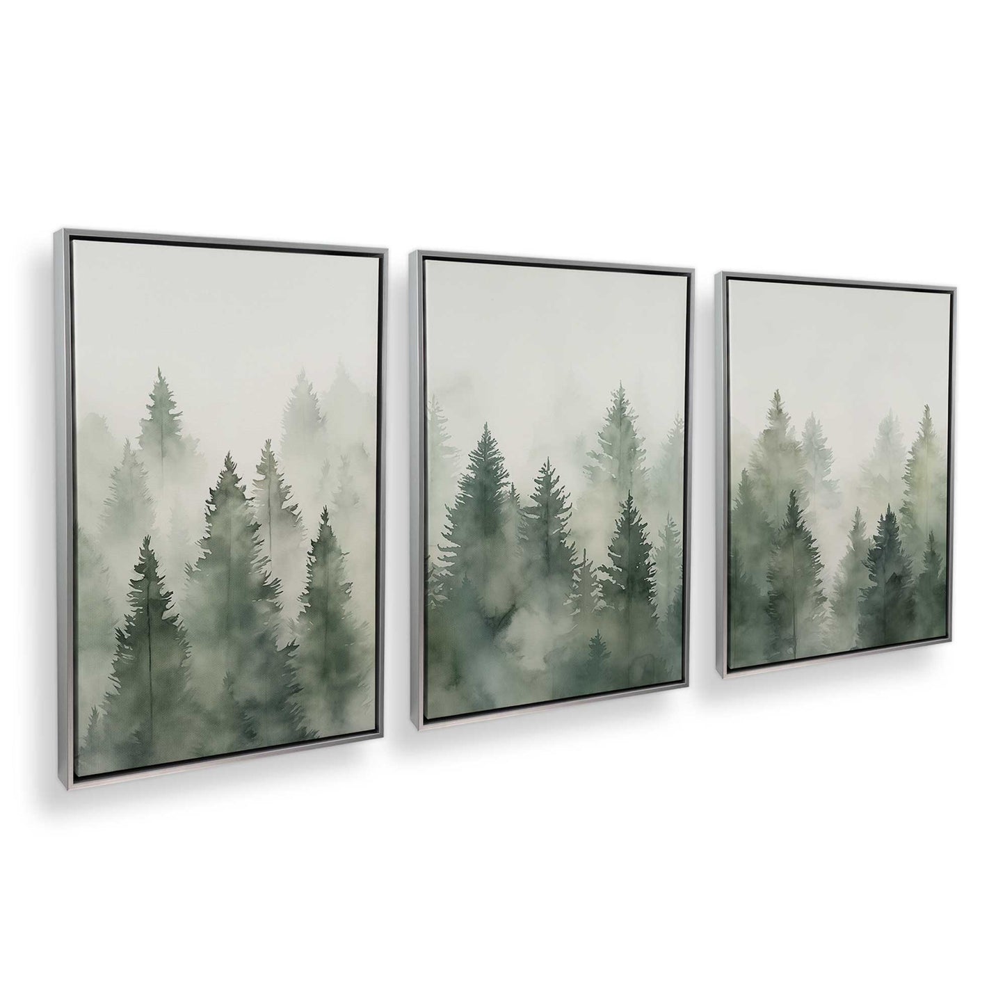 [Color:Polished Chrome] Picture of art in a Polished Chrome frame at an angle