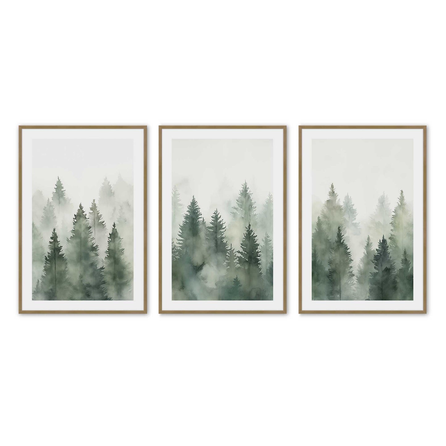 [Color:Brushed Gold], Picture of art in a Brushed Gold frame