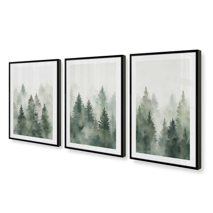 [Color:Satin Black], Picture of art in a Satin Black frame at an angle