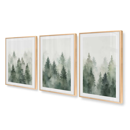 [Color:Raw Maple], Picture of art in a Raw Maple frame at an angle