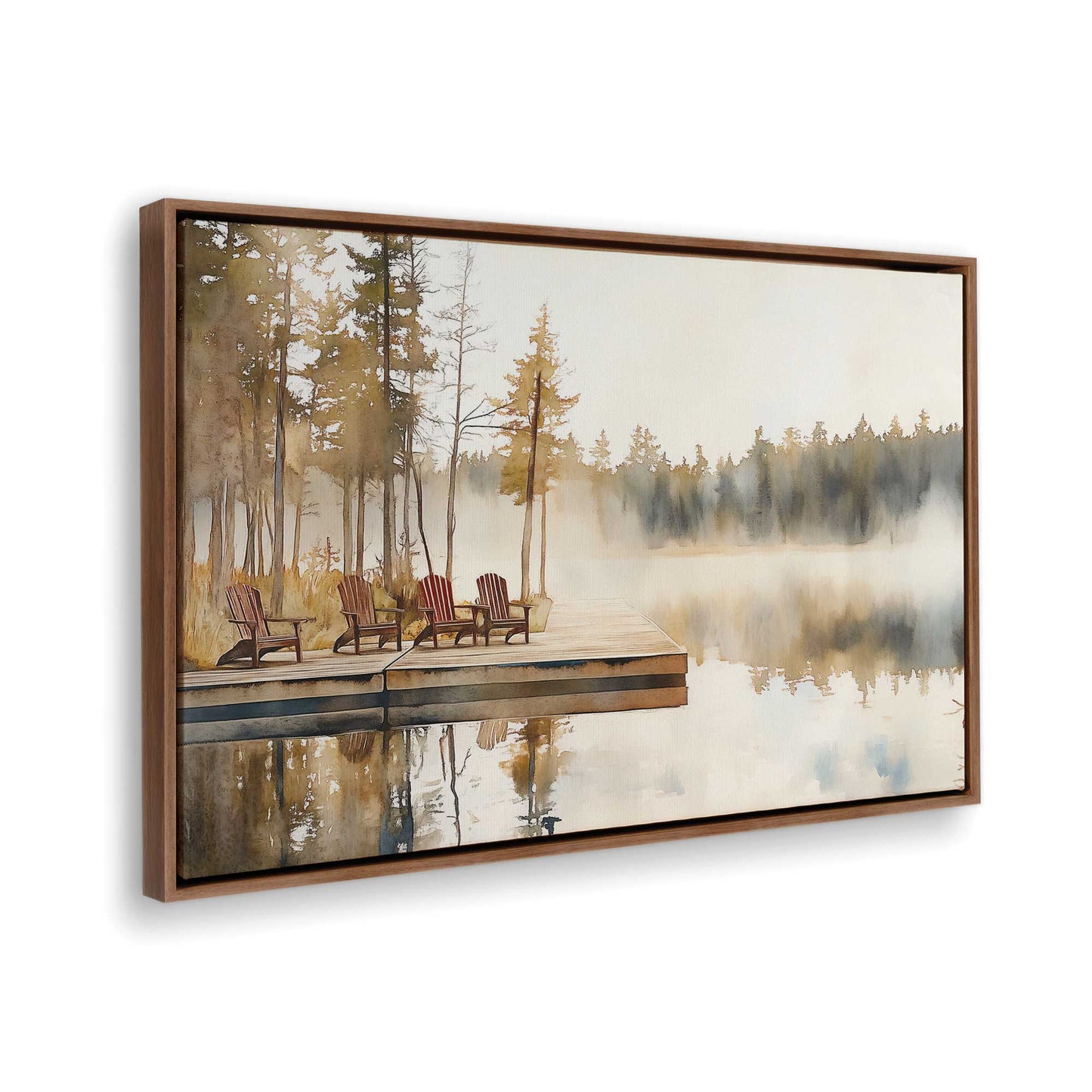 [Color:Walnut], Picture of the corner of the art