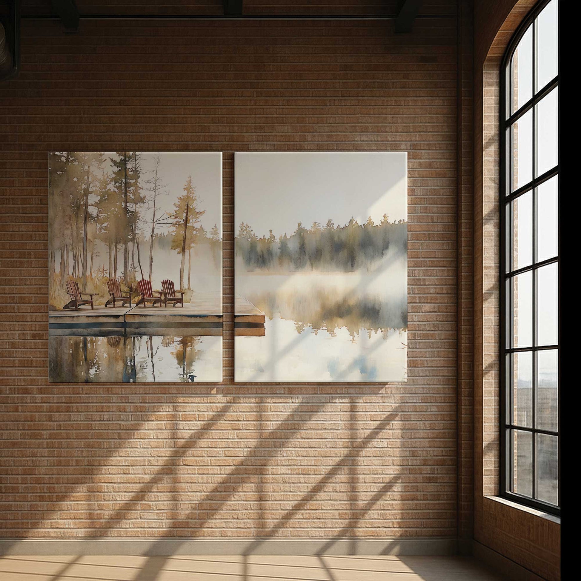 [Color:Stretched Canvas], Picture of art in a room