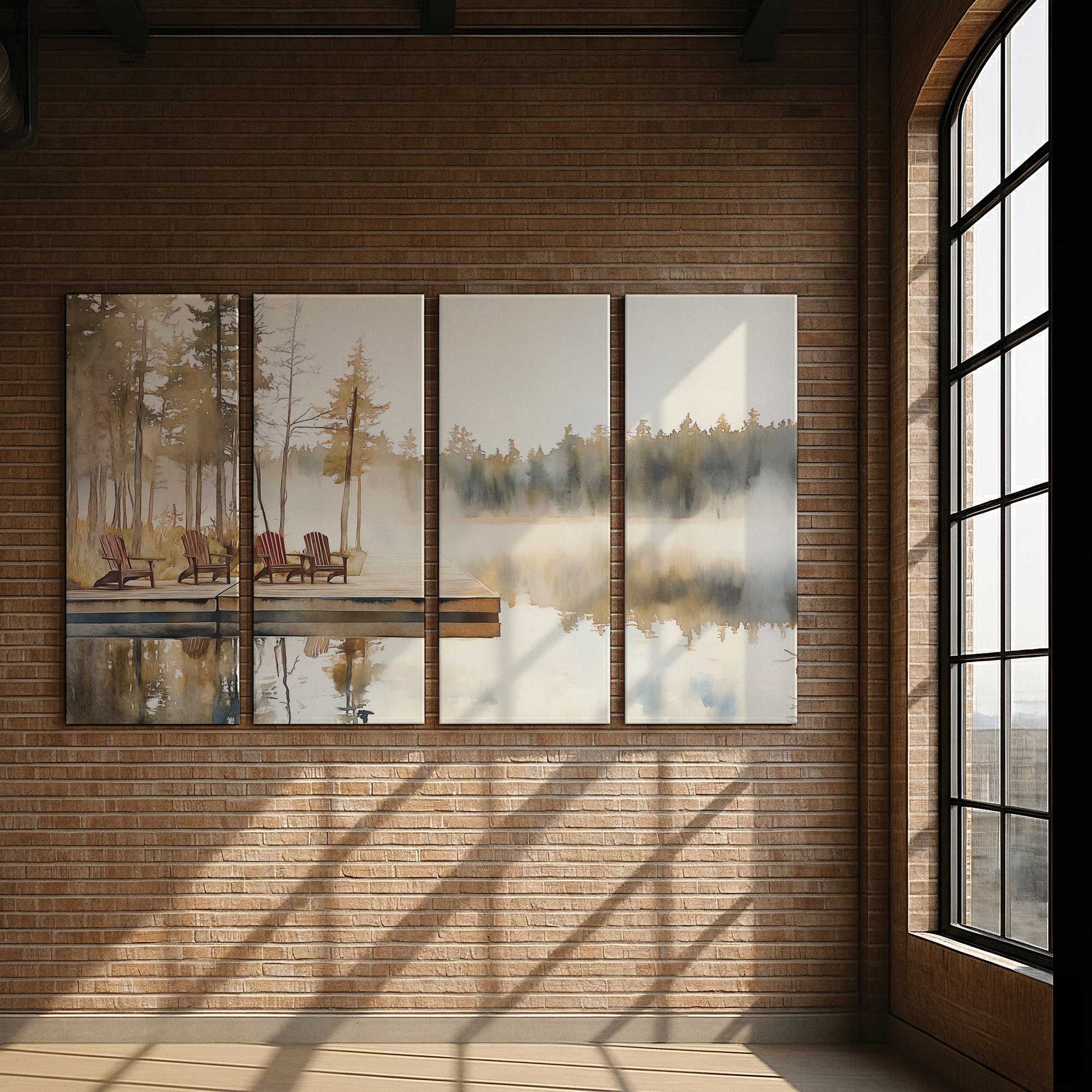 [Color:Stretched Canvas], Picture of art in a room