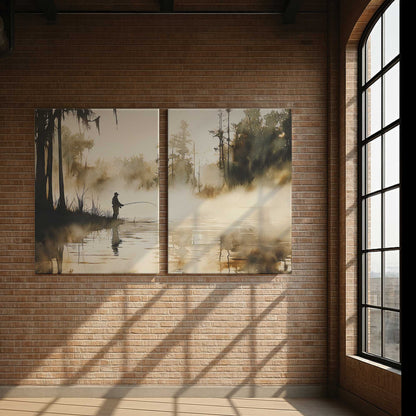 [Color:Stretched Canvas], Picture of art in a room