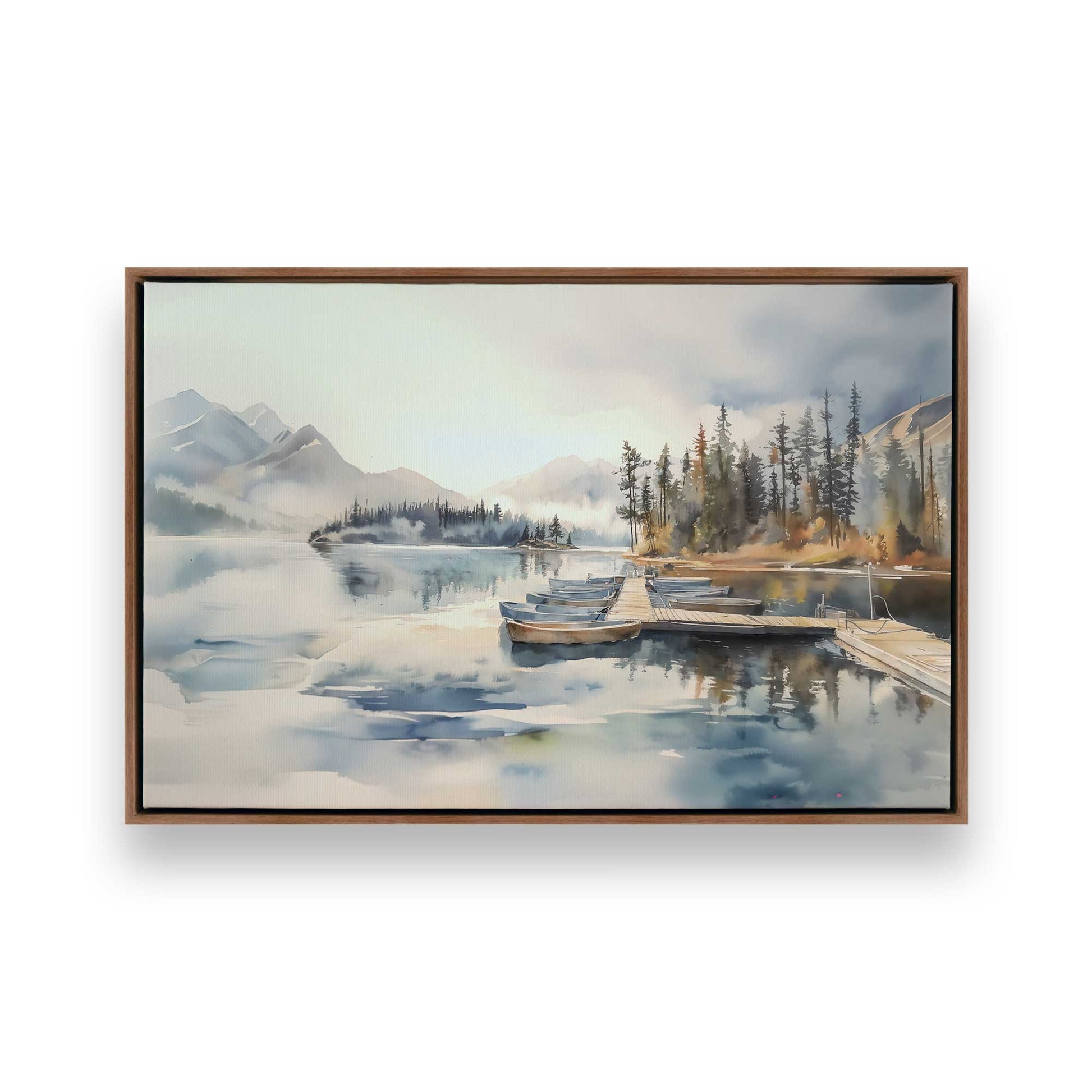 [Color:Walnut], Picture of art in a Walnut frame