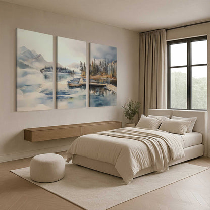 [Color:Stretched Canvas], Picture of art in a room