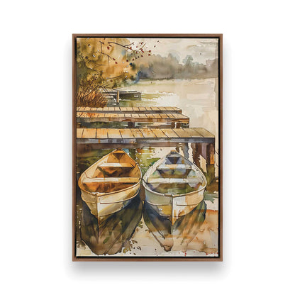 [Color:Walnut], Picture of art in a Walnut frame