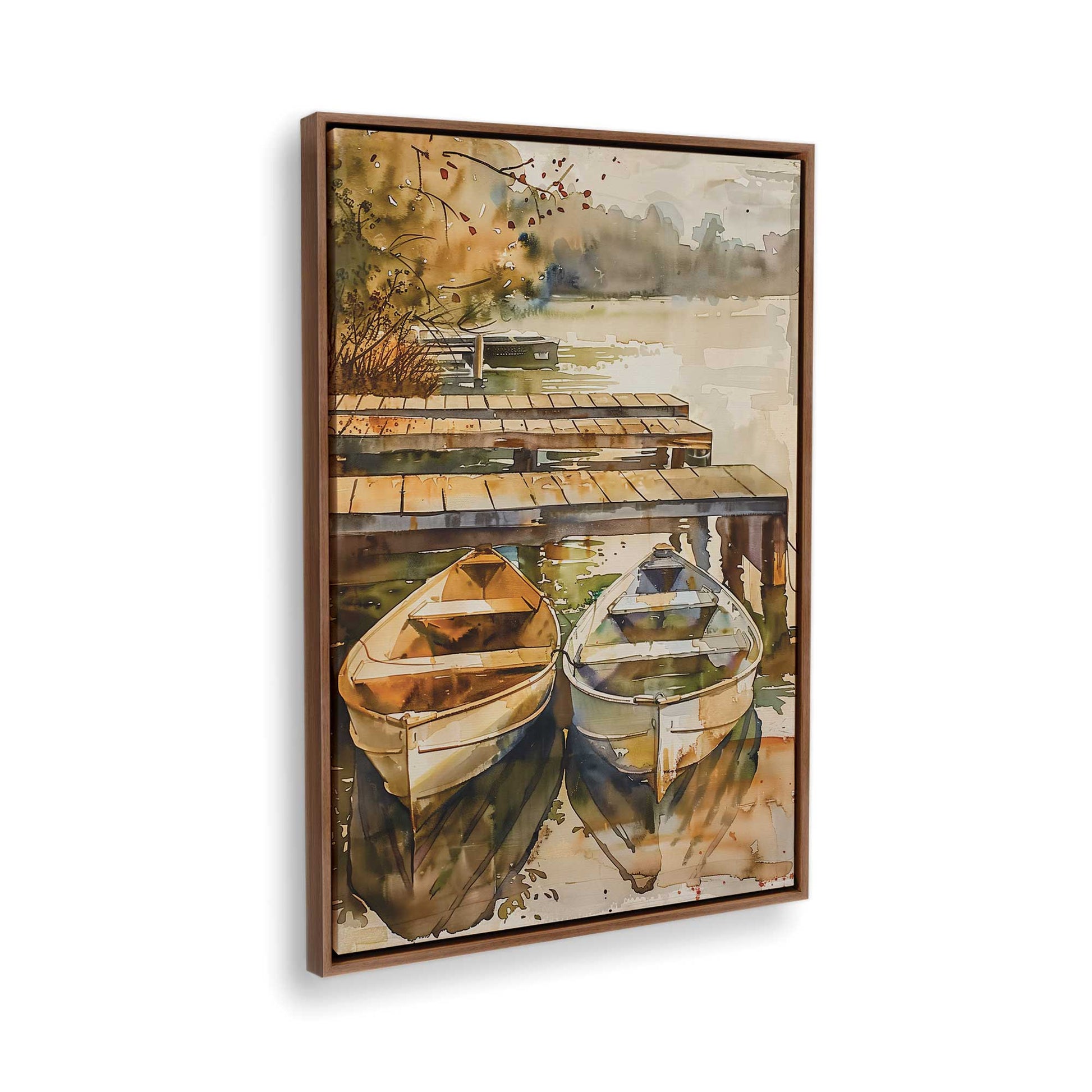 [Color:Walnut], Picture of the corner of the art