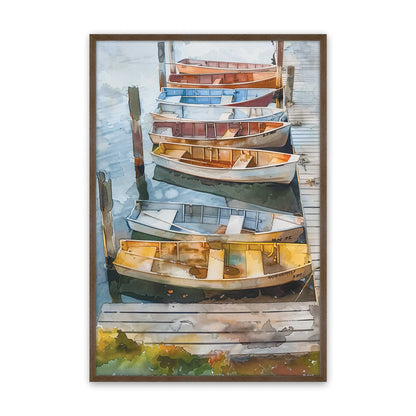 [Color:Walnut], Picture of art in a Walnut frame