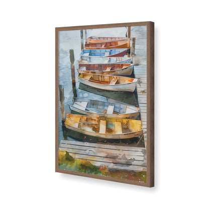 [Color:Walnut], Picture of art in a Walnut frame of the corner